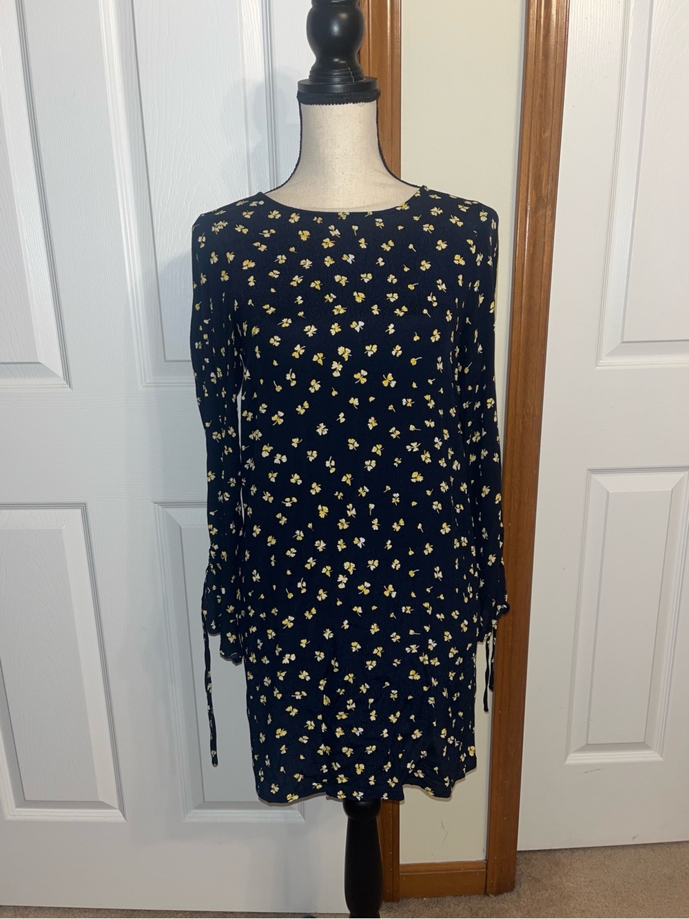 H&M Navy Blue Floral Dress